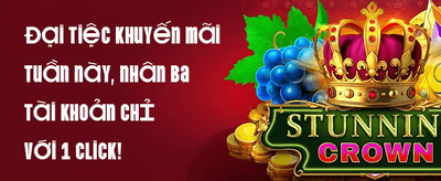 Thưởng Chào Mừng 100% promotion